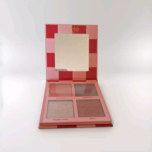 BNIB  CIATÉ LONDON Cherry Bomb Blush and Highlighter Palette in Light Medium - Picture 4 of 5
